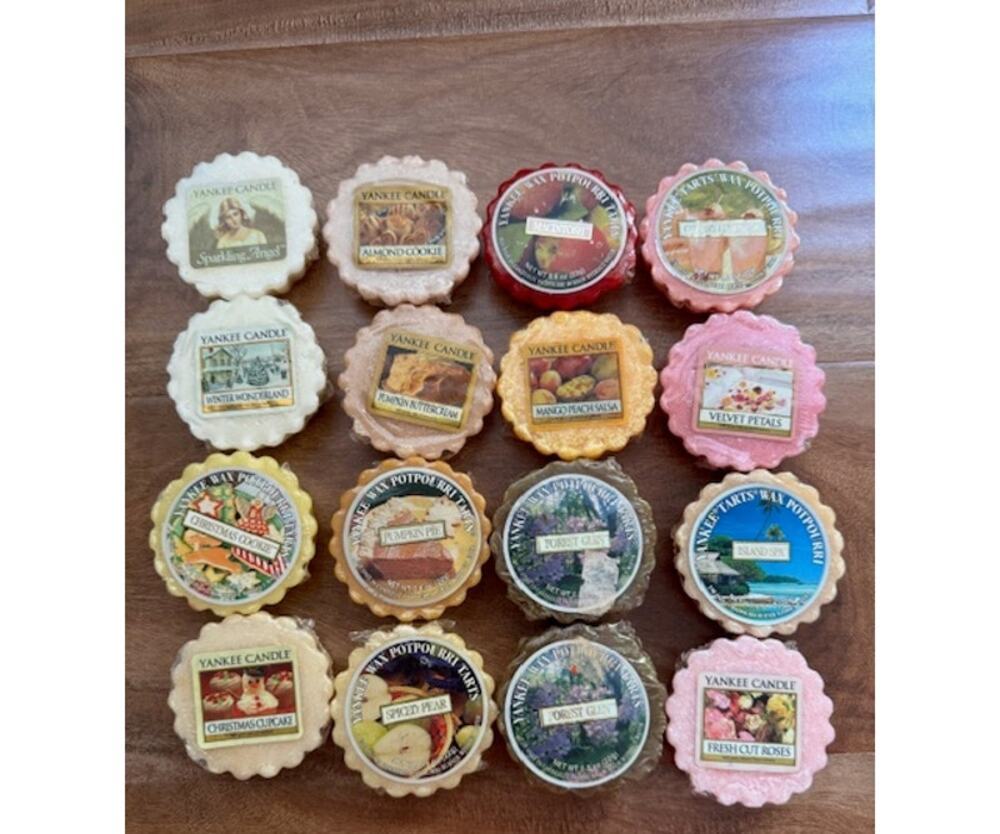 Yankee Candle Wax Melts Tarts Discontinued Retired HTF Assorted Scents Lot of 16